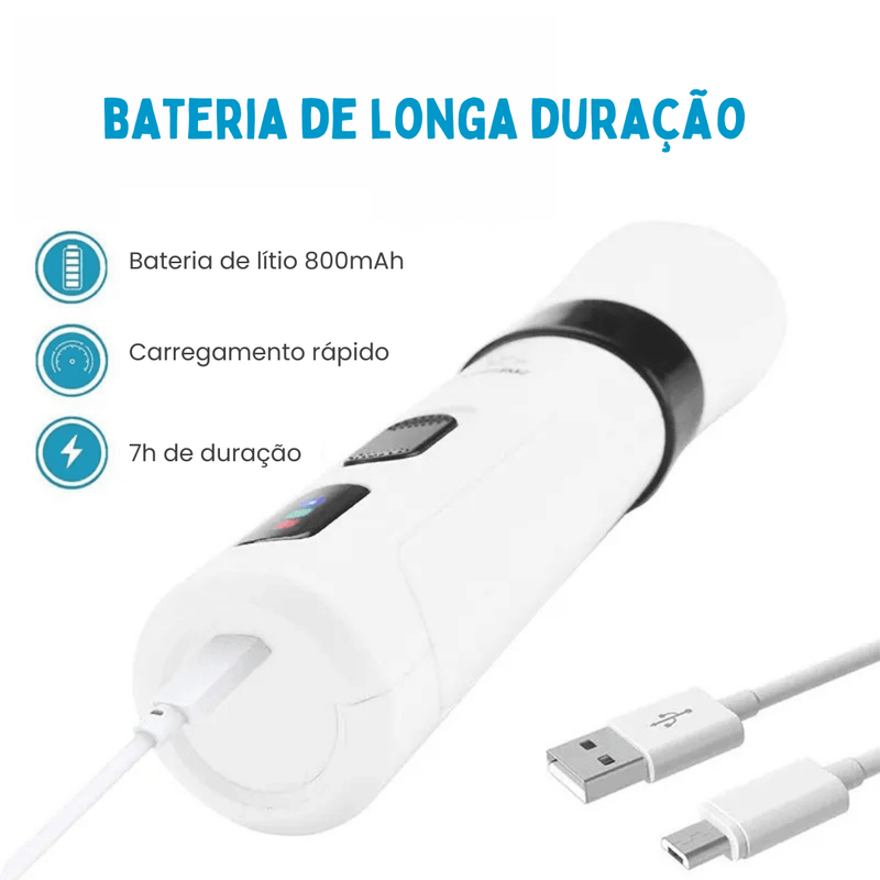 Lixador de Unha Pet Elétrico Recarregável Peludita